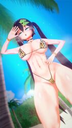 1girls 3d 3d_(artwork) 3d_model beach big_breasts bikini black_hair blue_eyes breasts day latam_virtual_youtuber long_hair outdoors public shai_zoe shaizoe_ shaizoe_(character) shaizoe_(female) solo_female tagme thighs twintails virtual_youtuber vtuber