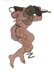 abs ass bara biceps bulge helmet jockstrap male male_only muscular_male pecs rainbow_six rainbow_six_siege tachanka_(rainbow_six) tom_clancy ubisoft underwear