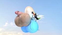 2futas 3d animated ball_expansion balls_bigger_than_penis balls_expansion bittercoleslaw cumflation echo_(overwatch) futa_on_futa futa_only futanari hung_bottom hyper_balls hyper_penis hyper_stomach_bulge impossible_fit mercy no_sound oversized_balls overwatch stomach_bulge tagme video