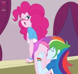 cunnilingus lesbian_sex licking_pussy mbhen114 misaeldm pink_hair pinkie_pie_(eg) pinkie_pie_(mlp) rainbow_dash_(eg) rainbow_dash_(mlp) rainbow_hair yuri