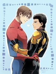 gay marvel marvel_comics neho_(art) nova_(marvel) nsfw peter_parker sam_alexander spider-man ultimate_spider-man yaoi