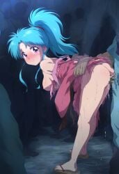 1girls ai_generated blue_hair botan chocogla_ai female gangbang gangrape group group_sex male multiple_boys sex tagme yu_yu_hakusho