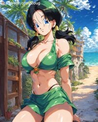 1girls ai_generated cougwe dragon_ball_z stable_diffusion videl