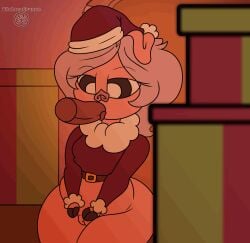 2024 animated anthro ass big_butt breasts christmas christmas_clothing christmas_decorations christmas_headwear christmas_present clothed clothing digital_media_(artwork) domestic_pig duty_(linyxart) female frame_by_frame genitals gift hair hat headgear headwear hi_res holidays linyxart male male/female mammal masturbation oral oral_masturbation oral_penetration penetration penis pussy santa_hat sex short_playtime short_stack slightly_chubby slightly_chubby_female solo suid suine sus_(pig) thick_thighs