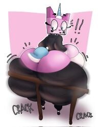 ! !! 1girls anthro ass big_ass big_butt black_clothing black_panties blue_eyes blue_horn blue_tail broken_heart broken_heart_marking bursting_ass bursting_butt butt catgirl cigarette clothed clothing dat_ass exclamation_point female female_only fur gigantic_ass goth goth_girl heart heart_marking horn huge_ass humanoid looking_at_ass looking_back looking_down panties pink_body pink_fur solo solo_female standing tail thedeathcrow05 unikitty unikitty! unikitty_(series) white_bikini white_clothing wide_hips