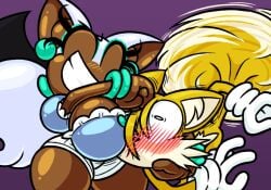 big_breasts blush blush_the_bat_(frost-lock) frost-lock sonic_(series) tails_the_fox