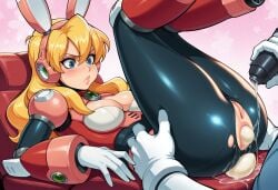 ai_generated alia capcom mega_man_x mega_man_x_dive