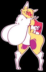 big_breasts breasts cleavage digimon female furry huge_breasts renamon tagme theboobiesus thick_thighs wide_hips