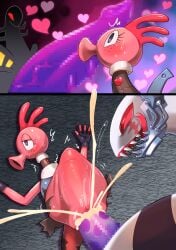 absurd_res alien astronautical bad_end bakudanarare blush bodily_fluids bulge censored censored_genitalia censored_penis cerina_(blargen69) clothing colonel_cabra_(blargen69) comic cum cum_in_pussy cum_inside cum_splatter cybernetics cyborg dominant dominant_male duo ejaculation extreme_size_difference eyelashes female fish forced forked_tongue freckles genital_fluids genitals heart_eyes heart_symbol hi_res imminent_sex inflation inflation interspecies licking licking_lips looking_at_genitalia looking_at_penis machine male male/female marine nervous nervous_sweat penetration penile_spines penis pink_body pink_skin pupils purple_penis rape red_eyes reptile ridiculous_fit scalie seahorse sex sharp_teeth siphon_(anatomy) size_difference slit_pupils snake sweat syngnathid syngnathiform teeth tongue tongue_out torn_clothing two_panel_image vaginal_penetration vaginal_penetration