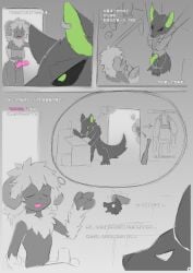 2025 2_horns absurd_res ankles_tied anthro arms_tied astat1ne balls baseball_bat bat_(object) black_sclera bondage bottomless bottomless_anthro bottomless_male bound bovid box canid canine canis caprine chinese_description chinese_text claws clothed clothing comic container currency_symbol curved_horn cute_fangs digital_drawing_(artwork) digital_media_(artwork) digitigrade directional_arrow dollar_sign dominant dominant_anthro dominant_male dominant_prey duo ear_piercing ear_ring ellipsis erection explanation fangs flashback fluffy fluffy_tail fur genitals gradient_background green_claws green_eyes green_inner_ear green_inner_mouth green_penis happy head_horn hi_res holding_box holding_container holding_object horn larger_anthro larger_male light_bulb male male/male male_anthro mammal medial_ring multiple_angles nude_anthro nude_male page_number penis piercing pink_penis pointy_ears prick_ears restraints ring_piercing robber sheep short_snout simple_background size_difference skinny_anthro skinny_male small_but_hung small_dom_big_sub smaller_anthro smaller_male snout spade_tail spot_color straitjacket submissive submissive_anthro submissive_male submissive_predator symbol tail teeth text thought_bubble toe_claws translation_request wide_eyed wolf wool_(fur) wool_hair
