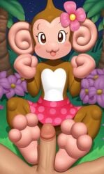 ai_generated feet foot_fetish foot_play footjob happy meemee pawjob paws pov sega super_monkey_ball uncensored