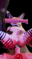 absurd_res anal anal_orgasm anal_sex animal_genitalia animal_penis anthro anus bodily_fluids canid canine chain_necklace chained_collar chains clothing collar cum cum_in_ass cum_inside cum_on_penis ejaculation equid equine equine_genitalia equine_penis femboy fennec_fox field_rice fox gaping gaping_anus genital_fluids genitals gloves group hands-free handwear hi_res horse humanoid jewelry legwear male male/male mammal necklace orgasm penetration penis ring stockings trio true_fox