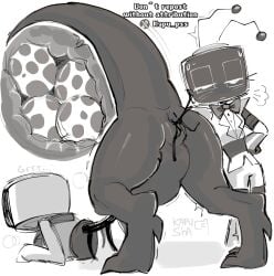 1girl1futa 2girls ass_focus ass_up big_ass dandy's_world dandys_world dinosaur dinosaur_girl doggy_style egg egg_laying eggs inside inside_view kapu_pss leaking_precum leaking_pussy lesbian lesbian_couple oviposition pussy pussy_juice pussy_juice_drip pussy_peek roblox roblox_game shelly_(dandy's_world) tail tremble_spikes trembling twisted_shelly_(dandy's_world) vee_(dandy's_world)