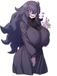 1girls big_breasts breasts bulge clothed clothing curvy dress erect_nipples eye_contact female female_only fully_clothed game_freak heart hearts hex_maniac hourglass_figure huge_breast huge_breasts human human_only large_breasts looking_at_viewer massive_breasts mouth_open nintendo nipple_bulge nipples pointy_nipples pokémon pokemon pokemon_xy purple_hair skirt smile smiling smiling_at_viewer solo spacezin swirly_eyes thick_thighs waving wide_hips