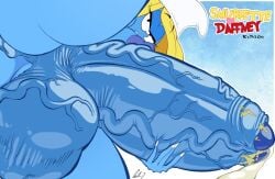 1futanari bcdickchix big_penis big_thighs blue_skin brendancorris down_angle down_view fat_balls fat_butt futa futa_only futanari giant_penis hanging_balls huge_cock intersex penis smegma smurfette the_smurfs unrealistic_proportions veiny_balls veiny_penis