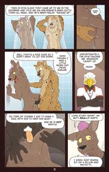 2014 anal anal_sex anti_dev comic dialog furry furry_only gay gunnar kangaroo male male_only mammal marsupial original_characters page_3 page_number penetration piercing shower text