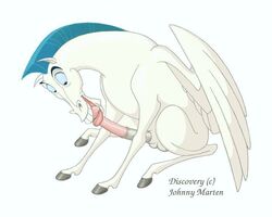 autofellatio disney equine f'lar fellatio feral fur hercules_(disney) johnny_marten male male_only mammal oral pegasus pegasus_(hercules) penis