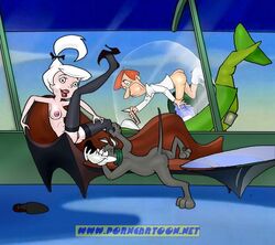 astro_the_space_mutt george_jetson hanna-barbera judy_jetson nipples porncartoon the_jetsons zoophilia