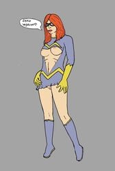 1girls artist_request birds_of_prey dc_comics female female_only misfit solo tagme