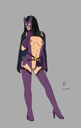 1girls 2000 ben_(artist) birds_of_prey dc dc_comics female female_only helena_bertinelli huntress_(dc) solo tagme