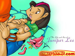 big_sister bottomless breasts brother_and_sister comics-toons erect_nipples erection female hand_on_penis handjob human incest juniper_lee little_brother male nipples older_female older_sister penis ray_ray_lee shirt_lift small_breasts straight the_life_and_times_of_juniper_lee unseen_male_face white_background younger_brother younger_male