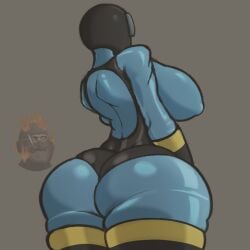 1girls 2020s 2025 3d 5_fingers ass ass_cleavage big_ass big_breasts big_thighs blue_latex bodysuit bottom_heavy breasts child_bearing_hips clothing curvy curvy_body curvy_female curvy_figure dat_ass dugdog eyelashes female female_focus female_only fempyro fully_clothed giant_ass gloves hi_res highres hips huge_ass large_ass large_breasts large_thighs latex latex_gloves latex_suit low-angle_view neon_sign pyro round_ass rule_63 slim_waist solo solo_female solo_focus team_fortress_2 thick_thighs thighs valve weapon wide_hips