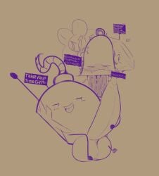 banana battle_for_bfb battle_for_bfdi battle_for_dream_island bell_(bfdi) bfb bfdi bomby_(bfdi) dialogue excessive_genital_fluids flower_(bfdi) holding_object hyper_penis jacknjellify object_show object_show_community object_shows osc penis ponk ruby_(bfdi) sketch sketch_page the_power_of_two tpot