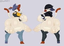 2dickgirls 2futas anthro back back_view balls big_ass big_breasts big_penis breasts cate_meowdy_(fortnite) dickgirl erection exposed_anus exposed_ass exposed_penis futa_only futa_sans_pussy futanari huge_ass huge_balls huge_breasts huge_cock incest intersex meow_skulls_(fortnite) noumiart penis perineal_raphe perineum puffy_anus thick_ass thick_butt thick_legs thick_penis thick_thighs wide_hips