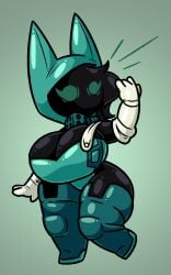 big_breasts female_deku frost-lock izuku_midoriya rule_63 shortstack thick_thighs