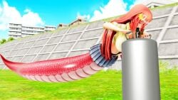 imbapovi inflation lamia miia_(monster_musume) monster_musume_no_iru_nichijou naga rachnera_arachnera tagme tail_inflation video