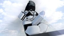 3d cock_vore digesting error411234 futa futanari intersex large_breasts roblox robloxian solo vore