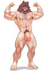 1boy abs adonis_belt armpit_hair armpits athletic athletic_male balls bara barazoku beard biceps big_balls big_dick big_pecs big_penis body_hair brown_hair brown_hair_male chest_hair covered_eyes daddy dilf drconejo06 facial_hair flaccid flaccid_penis flexing flexing_arms flexing_bicep glans hairy hairy_armpits hairy_chest hairy_legs hairy_male hat hat_covering_eyes headwear headwear_only kyne_(drconejo06) male male_nipples male_only manly muscles muscular muscular_male muscular_thighs naked_male nipples nude nude_male nude_male_nude_male obliques pecs penis pose posing quadriceps serratus smile solo solo_male teeth_showing thick_thighs triceps v-cut