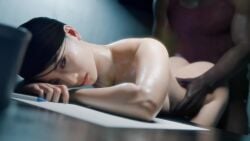 3d animated asian_female ass ass_focus dark-skinned_male emotionless_sex from_behind heels indifferent interracial light-skinned_female like_a_dragon_(series) multiple_views nude nude_female ryuu_ga_gotoku sarahh03 sayama_kaoru sex sound tagme vaginal_penetration video yakuza_(series)