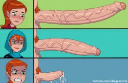3futas 3koma age_difference ai ai_art ai_assisted ai_generated angry aqua_background ben_10 blue_background bodysuit chart clenched_teeth cum cumming dripping dripping_cum earrings erection evil_smile foreskin futa_only futanari future_gwen gigantic_penis ginger green_background gwen_tennyson gwen_tennyson_(alien_force) hood hood_up huge_cock intersex long_hair long_penis looking_at_penis looking_down medium_hair ninja penis penis_chart penis_comparison penis_size_chart penis_size_comparison ponytail pubic_hair saliva shaded_face short_hair shy simple_background size_chart small_penis smooth_penis smug stable_diffusion sweater tears tomboy uncircumcised xdegenerate