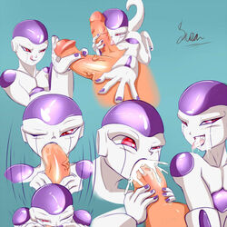 frieza from dragon ball by saurian (artist)