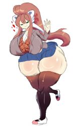 monika (doki doki literature club) from doki doki literature club by doctordrawnass