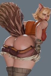 1girls 3d 3d_animation 3d_model animated annoyed annoyed_expression ass ass_focus ass_squeeze background fat_ass fat_butt female girl_focus gloves huge_ass huge_butt jojomingles lecheryamoreva marvel marvel_rivals mp4 no_sound pulling_pants_up shieldshroud short_pants shorter_than_10_seconds shorts squirrel_ears squirrel_girl_(marvel) squirrel_girl_(marvel_rivals) squirrel_tail tagme thick_ass vertical_video video