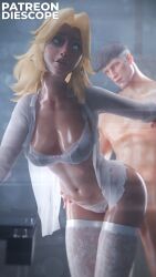 1boy 1girls 3d 3d_(artwork) belly belly_button blender blender_(software) blonde_female blonde_hair blonde_hair_female blurry_background bra breasts brown_hair brown_hair_male clothed clothed_female clothed_female_nude_male clothed_sex clothes clothing diescope duo duo_focus fantastic_four female female_focus female_human female_penetrated from_behind from_behind_position hand_on_hip hi_res hips holding_hands holding_object human invisible_woman legs legs_together legwear light-skinned light-skinned_female light-skinned_male light_skin looking_at_partner looking_back male male/female male_human male_penetrating male_penetrating_female marvel marvel_rivals mr_fantastic mr_fantastic_(marvel_rivals) nipple_bulge nipples nipples_visible_through_clothing nude_male panties penetration penetration_from_behind penetration_through_clothes reed_richards sex shiny shiny_breasts shiny_skin shirt shirt_only standing standing_position standing_sex stockings sue_richards sue_storm thick thick_hips thick_legs thick_thighs thighhighs thighs translucent_clothing transparent_clothing wet wet_body wet_skin white_bra white_legwear white_panties white_shirt white_stockings