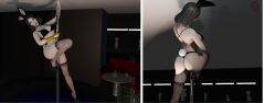 1girls 3d 3d_(artwork) almost_naked ass big_ass big_breasts bikini black_hair black_lipstick breasts bunny_ears bunny_tail excited_female female fortnite fortnite:_battle_royale golden_eyes huge_ass huge_breasts juicy_butt light_skin lingerie marigold_(fortnite) mature_female milf naked naked_female panties playboy_bunny pole pole_dancing posing posing_for_the_viewer private_room seductive seductive_pose shiny_ass showing_ass smile stockings strip_club stripes thighs white_light white_skin