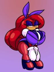big_breasts bunny_ears frost-lock heels knuckles_the_echidna rule_63 sonic_(series) thick_thighs