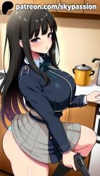 1girls 2025 ai_assisted ai_generated anime artist_name ass big_ass big_breasts big_butt big_chest black_hair blue_panties booty breasts bubble_ass bubble_butt bust busty buttocks chest clothed_female cup curvy_ass curvy_butt eyebrows_visible_through_hair female female_focus female_only firm_ass gun handgun hi_res high_quality high_resolution highres holding holding_gun holding_weapon indoors inoue_takina juicy_ass juicy_butt large_ass large_breasts long_hair lycoris_recoil miniskirt panties panties_peek patreon patreon_username perfect_ass pistol plump_ass purple_eyes round_ass school_uniform sexy sexy_ass sexy_pose sitting skirt_lift skypassion solo stable_diffusion tight_ass underwear voluptuous_ass watermark weapon
