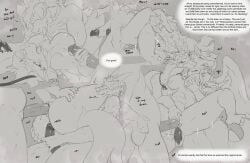 2025 anal anal_sex anthro biped bodily_fluids breasts closed_eyes comic dialogue double_penetration dragon english_text erection european_mythology excalibur_(zerofox) facial_hair female foursome from_front_position fur furred_dragon furred_scalie furred_wings gangbang genital_fluids genitals group group_sex hair handjob heart_symbol hi_res horn looking_pleasured lord_rotgeran_(zerofox) lying malau male male/female mask missionary_position monochrome mythological_creature mythological_scalie mythology nipples nude on_back penetration penile penile_penetration penis penis_in_ass penis_in_pussy precum pussy scalie sex spirit text thought_bubble threesome vaginal_penetration vaginal_penetration valette_(zerofox1000) western_dragon wings zerofox1000