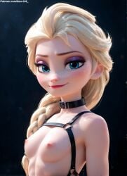 1girls 2d 3d ai_generated athletic athletic_female big_eyes blonde_female blonde_hair blue_eyes bmedium_breasts bondage braid breasts chest completely_naked completely_nude completely_nude_female cute cute_face detailed disney elsa_(frozen) eyelashes eyeshadow female female_only fit fit_female focus frozen_(film) frozen_2 harness high_quality legs light-skinned_female light_skin lips lipstic looking_at_viewer makeup mascara naked nero100 nipples nude nude_female pale-skinned_female pale_skin perky_breasts posing seductive seductive_look side_view sideboob skinny skinny_girl small_breasts stable_diffusion tagme thighs thin_female