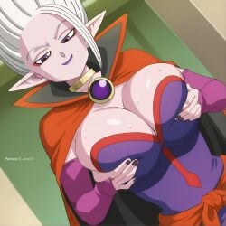 1girls ai_generated arinsu arm_sleeves big_breasts big_tits breasts cape collar cute cute_eyes cute_face cute_female cute_smile dr._arinsu dragon_ball dragon_ball_daima dragon_ball_super dragon_ball_z eyeliner female female_only fuchsia_arm_sleeves glind grabbing_breasts grabbing_own_breasts grabbing_own_tits grabbing_tits huge_breasts huge_tits jarentr lipstick makeup nail_polish no_bra pink_body pink_skin pink_skinned_female purple_eyes purple_lipstick purple_nail_polish red_cape red_eyeliner seductive seductive_eyes seductive_face seductive_female smiling smiling_female sweating sweaty sweaty_body sweaty_breasts sweaty_female sweaty_tits tits white_hair white_hair_female