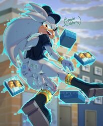 1boy male polaris_art silver_the_hedgehog solo solo_male sonic_(series) sonic_the_hedgehog_(series) tagme