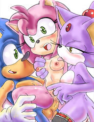 2014 :o amy_rose anal anal_sex anthro anus ass balls bisexual blaze_the_cat breasts close-up double_penetration erection eyelashes feline female fingering fur furry gloves group group_sex half-closed_eyes hand_on_breasts hand_on_chest happy headband hedgehog hi_res legwear licking long_nose male mammal naked nipples nude open_mouth penetration penis pussy randomguy999 sega sex sideboob smile sonic_(series) sonic_the_hedgehog squeeze stockings straight teeth threesome tongue tongue_out vaginal_penetration