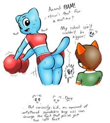gumball watterson from the amazing world of gumball by norithics