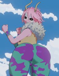 1girls 3d 7:9 animated animation ass big_ass blender boku_no_hero_academia cybrokrimson female hero_outfit_(mha) horns mina_ashido my_hero_academia pink_hair pink_skin post-timeskip shorter_than_10_seconds tagme thick_thighs twerking vertical_video video