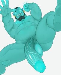 balls bara beard big_penis boner devince dota dota_2 erection facial_hair huge_cock male male_only muscles muscular nude penis solo solo_male storm_spirit