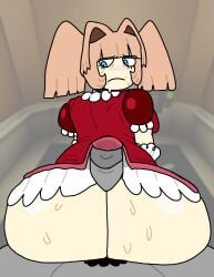 assjob beat_banger big_ass big_penis blush buttjob dress_lift pubic_hair regretevator skirt stat_(regretevator) sweat